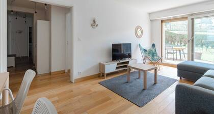 Appartement 3 chambres avec jardin et piscine