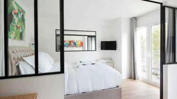 1 Schlafzimmer, Bügeleisen/Bügelbrett, Internetzugang, Bettwäsche