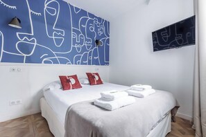 2 Schlafzimmer, Schreibtisch, Bügeleisen/Bügelbrett, kostenloses WLAN
