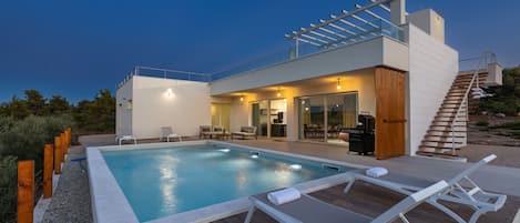 Una piscina climatizada