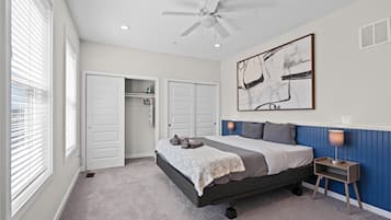 3 bedrooms, desk, iron/ironing board, free WiFi