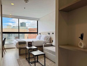 1 bedroom, desk, iron/ironing board, WiFi - w* |  Cozy Loft w/ Perfect View in Santa Barbara (Bogotá)