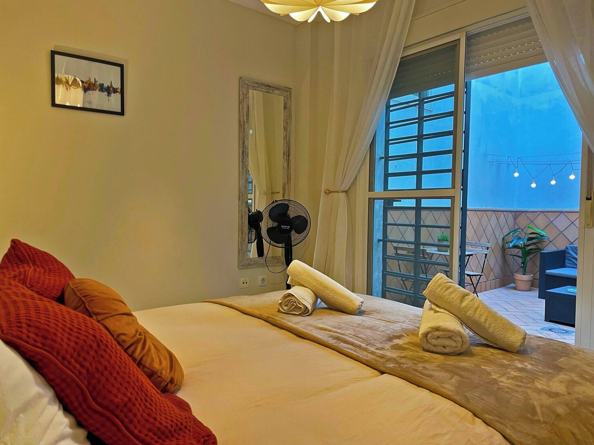 1 sovrum, strykjärn/strykbräda, gratis wi-fi och sängkläder