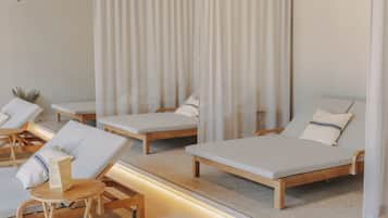 Behandlungsräume für Paare, Sauna, Dampfbad, Körperbehandlungen