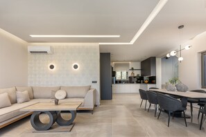 Comfort Villa, Balcony | Living area | Flat-screen TV, fireplace - Villa Frantzeska (Zakynthos)