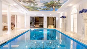 Indoor pool, outdoor pool