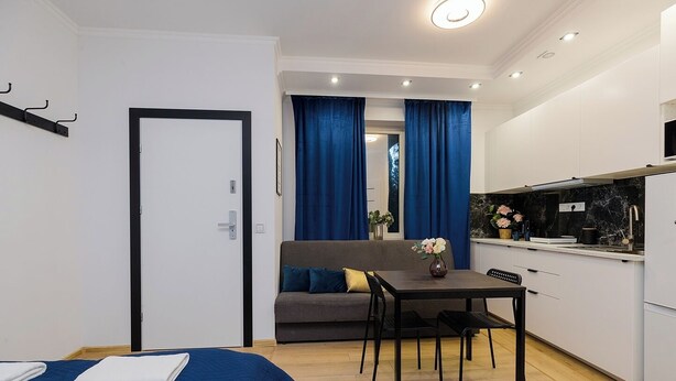 Studio – standard, 1 dobbeltseng med sovesofa, privat bad | Strykejern/-brett, wi-fi (inkludert) og sengetøy