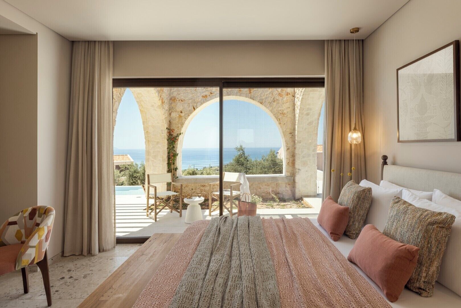 The Signature Two-Bedroom Villa with Private Pool and Sea View | 2 bedrooms, premium bedding, in-room safe, desk