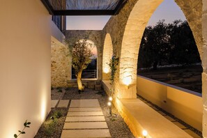 Villa Deluxe, 2 habitaciones, alberca privada, vista al mar | Terraza o patio