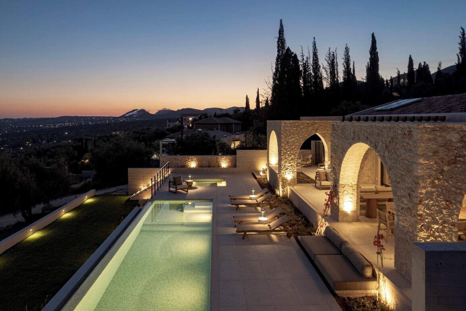 The Signature Two-Bedroom Villa with Private Pool and Sea View | Terrace/patio