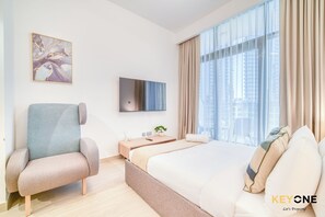 标准开间, 城市景观 | 客房内保险箱、遮光窗帘、熨斗/熨衣板、免费 WiFi