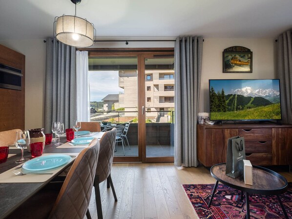 Dining - Comfortable apartment in Les Saisies, close to the slopes, for 6 people with parking (Les Saisies)