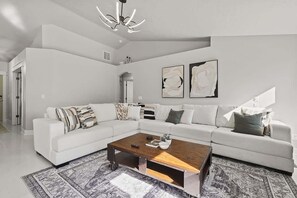 TV, fireplace, offices