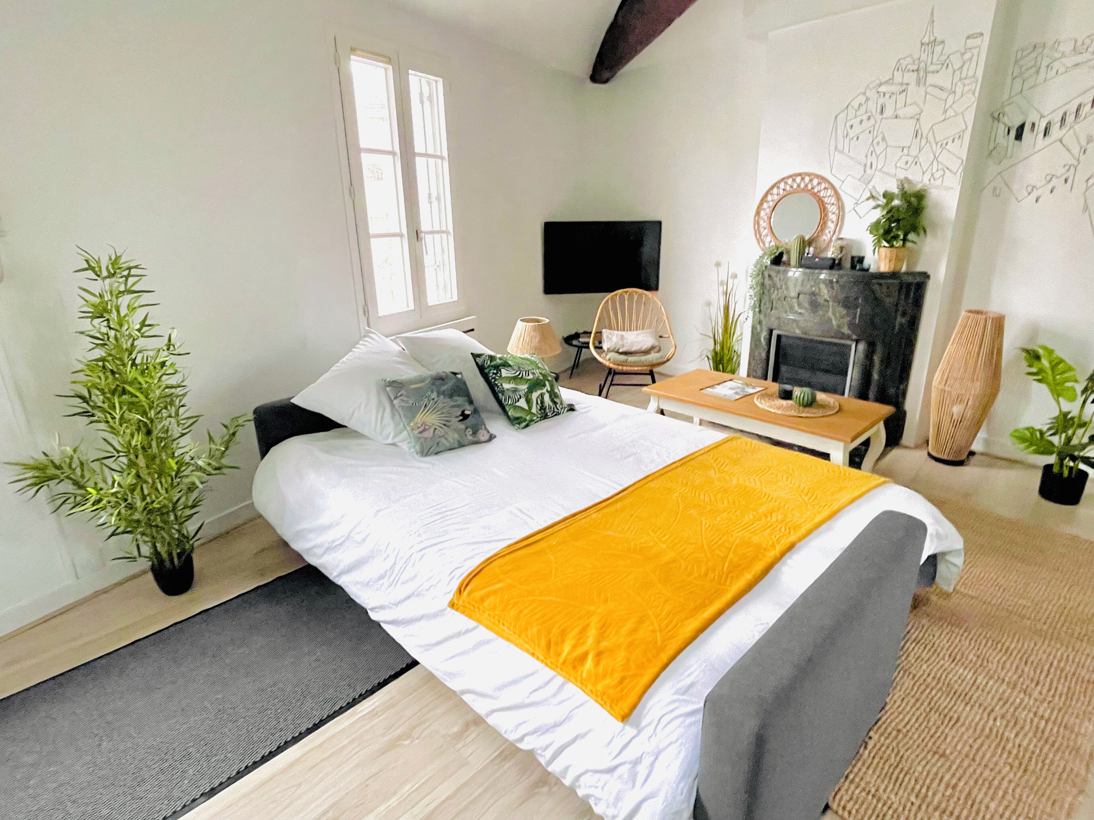 1 sovrum, strykjärn/strykbräda, resesäng och internet