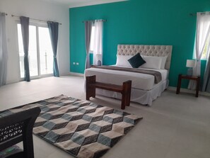 Lyxrum - balkong - utsikt mot staden | Badrum