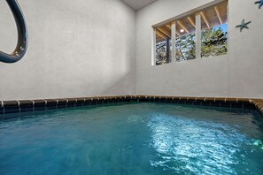 Indoor pool, a heated pool