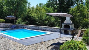 Pool | Indoor pool, outdoor pool - Apartment in Croatia Near Adriatic Coast (Vinodol)