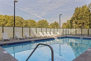 Una piscina riscaldata