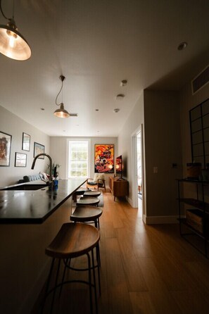 Interior - 1Br Loft - Historic Martindale, with sleeper sofa (Martindale)