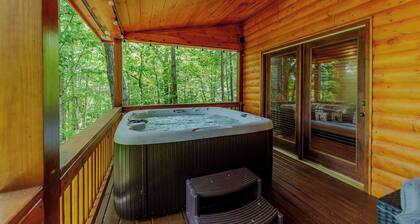Hot Tub & Fire Pit: Secluded Blue Ridge Cabin!