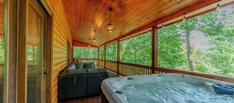 Hot Tub & Fire Pit: Secluded Blue Ridge Cabin!