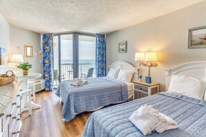 Apartment (0 Bedroom) | Iron/ironing board, bed sheets