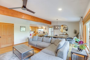 House (3 Bedrooms) | Interior - Ping-pong & Private Hot Tub: Family Cabin in Bend! (Bend)