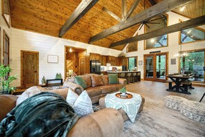 House (3 Bedrooms) | Interior - Broken Bow Home w/ Hot Tub, Game Room & EV Charger (Broken Bow)