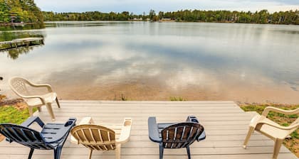 Lakefront Home w/ Fire Pit in Eagle River
