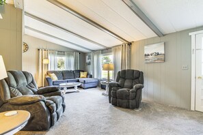 Cottage (2 Bedrooms) | Interior - Lake Views & Fireside Bliss: Cecil Cottage w/ Yard (Cecil)