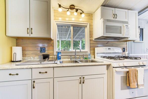 Cottage (2 Bedrooms) | Interior - Lake Views & Fireside Bliss: Cecil Cottage w/ Yard (Cecil)