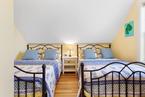 2 bedrooms, iron/ironing board, travel crib, free WiFi