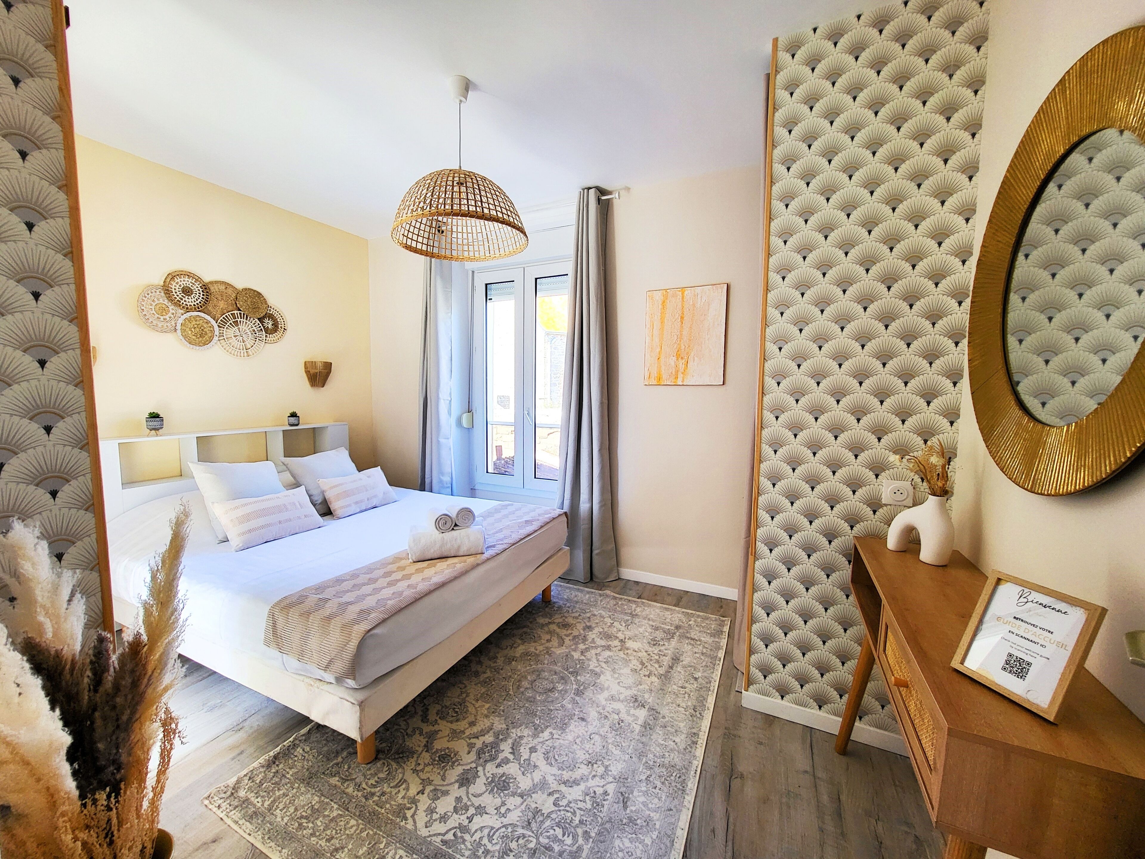 1 chambre, fer et planche à repasser, Wi-Fi, draps fournis