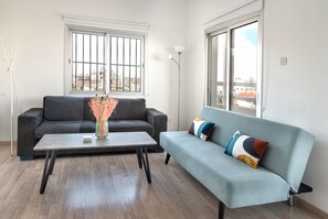 Luxury-Apartment, Stadtblick | Ausblick vom Zimmer
