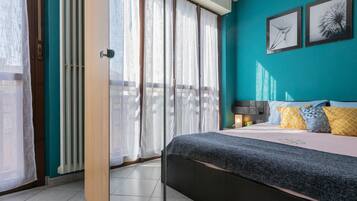 1 Schlafzimmer, BĂŒgeleisen/BĂŒgelbrett, kostenloses WLAN, BettwĂ€sche