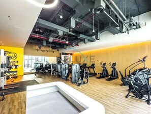 Fitness facility - Sophisticated Studio in Seven Hotel and Apartments The Palm A, Palm Jumeirah (Dubai)