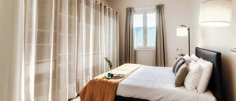 Apartment, Seeblick | 2 Schlafzimmer, hochwertige Bettwaren, Daunenbettdecken