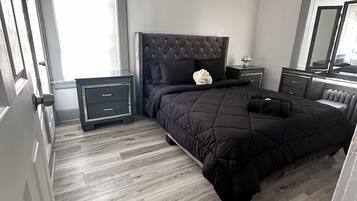 3 bedrooms, iron/ironing board, travel crib, free WiFi