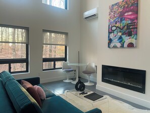 Premier-Ferienhütte | Wohnbereich