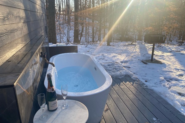 Premier Cabin | Terrace/patio