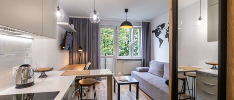 Suite estudio Confort | Zona de estar