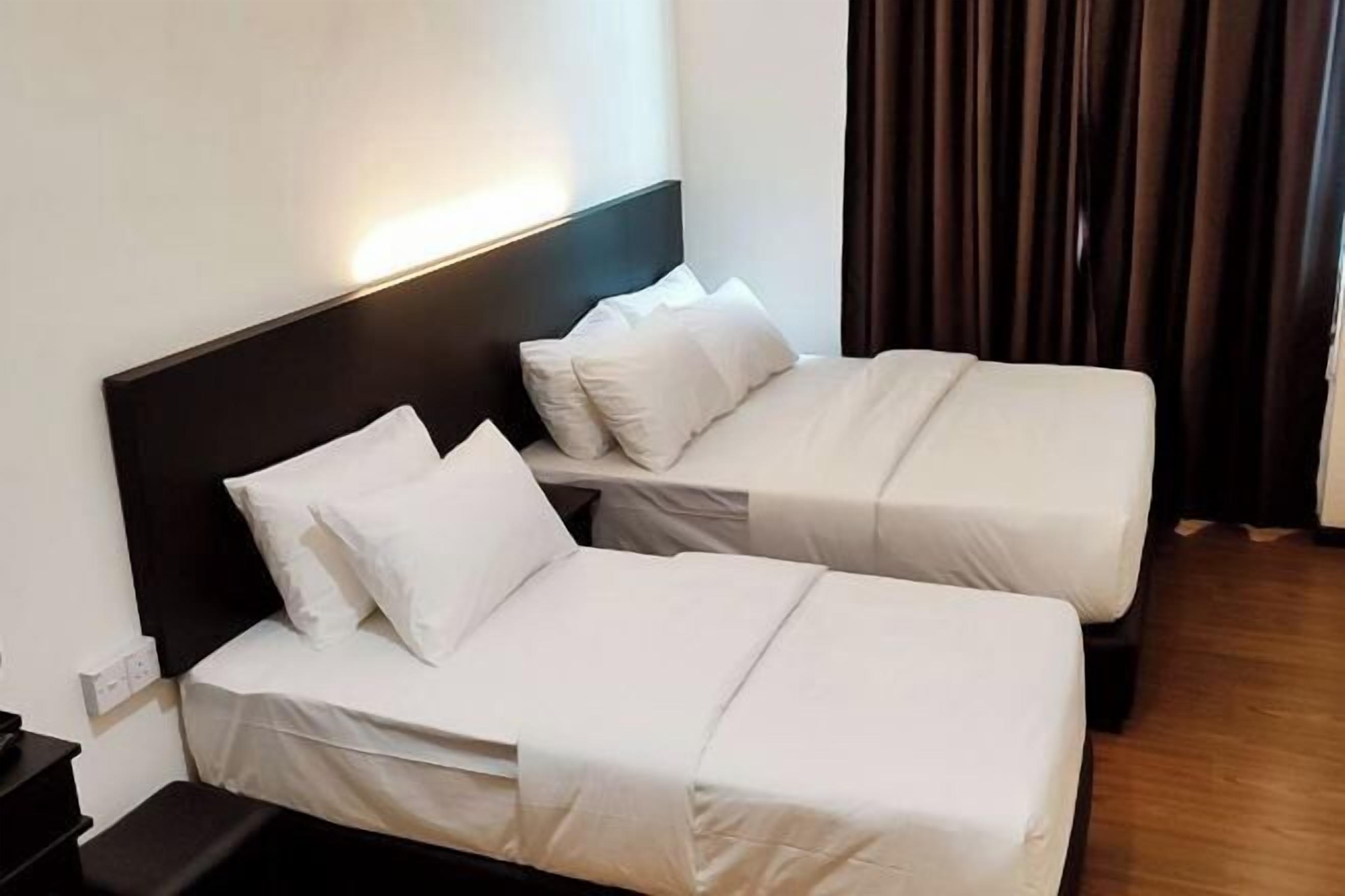 Minibar, desk, blackout drapes, iron/ironing board