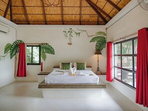 Deluxe Double Room | Free WiFi, bed sheets - Karaboon Wellness (Phitsanulok)