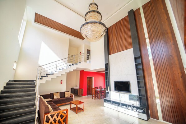 Sitteområde i lobbyen