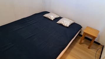 1 bedroom, iron/ironing board, bed sheets