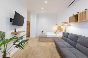 1 makuuhuone, silitysrauta/-lauta, ilmainen Wi-Fi, vuodevaatteet