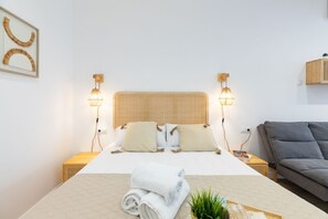 1 chambre, fer et planche à repasser, Wi-Fi gratuit, draps fournis