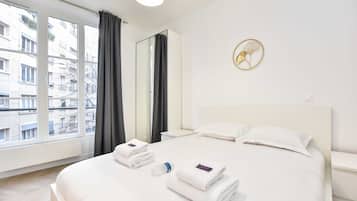 Apartamento | 1 quarto, espaço de trabalho para notebook