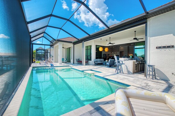 A heated pool - VRCC - Villa Taradise (Cape Coral)