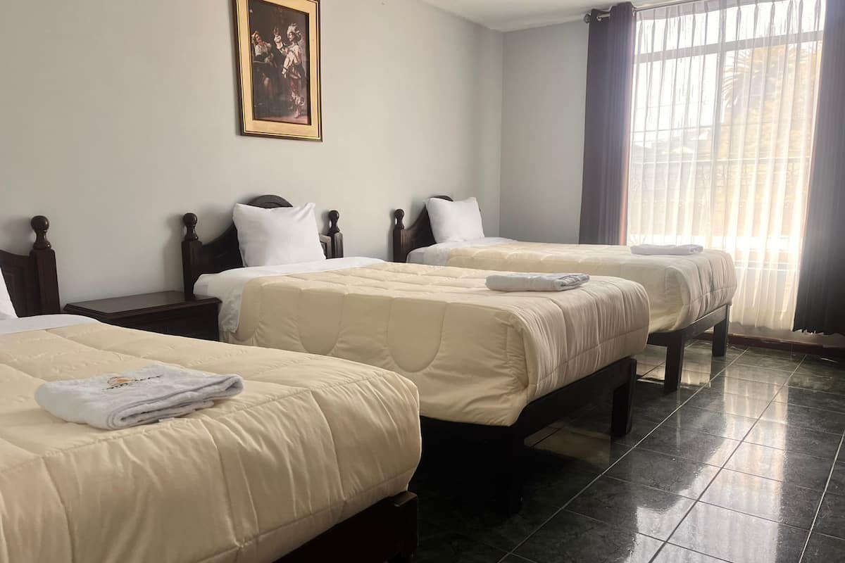 Tripla Comfort, vista parco | Una scrivania, Wi-Fi gratuito